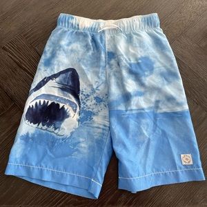 Gap Shark Boys Swim shorts trunks sz 10